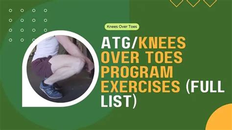 WOMEN OF ATG. . Atg knees over toes program pdf